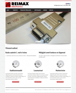 Kodulehtede valmistamine - Reimax Electronics
